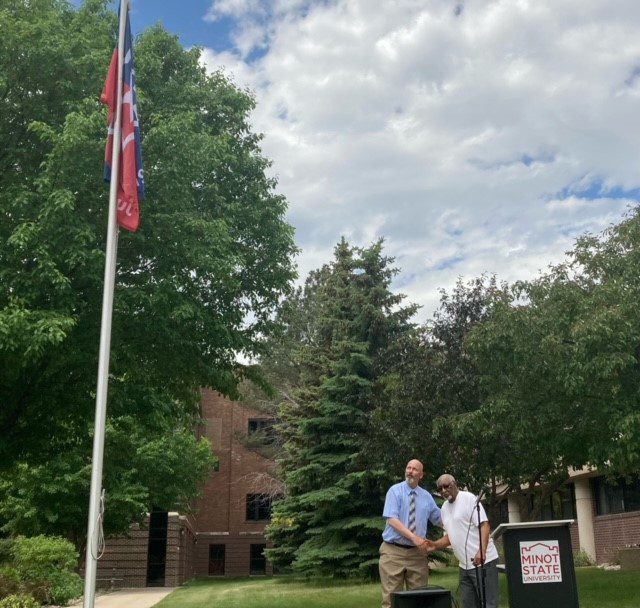 MSU Raises Flag The Dakotan